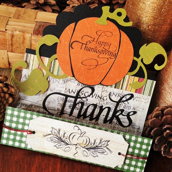 @kellycreates @quietfiredesign #fabscraps #coredinations #thanksgiving #card