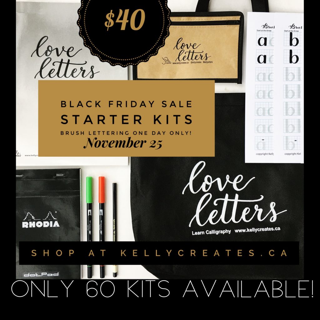 @kellycreates #kellyletters #calligraphy #brushlettering #kit #beginner #learn #guide #worksheets #guide #templates #tracing #sale