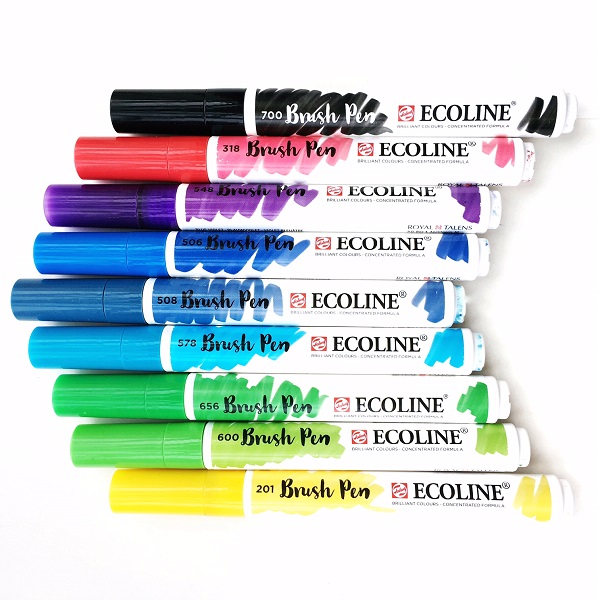 Kerkbank Nauwkeurig Gastvrijheid Colorful Ecoline Watercolor Brush Pens – Kelly Creates