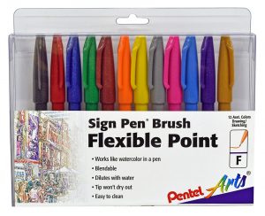 These are the BEST sets of brush pens with small brush tips....so many colours to love! 