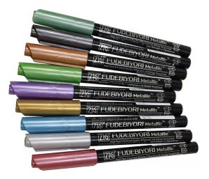 Love these metallic brush pens from Kuretake available at the Paper and Ink Arts online store