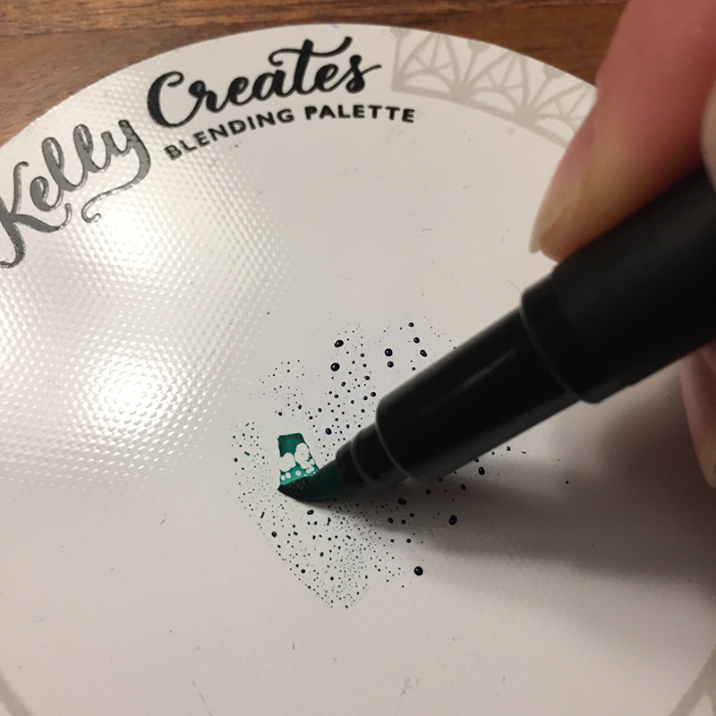 Blend colours with Kelly Creates Dream Pens how to tutorial www.kellycreates.ca with @wiselettering