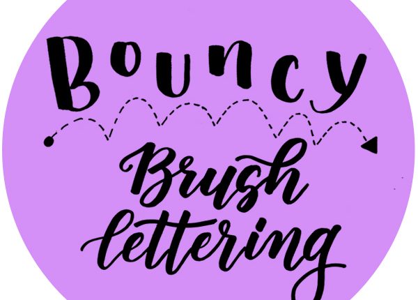 What is Bouncy Brush Lettering? Find out www.kellycreates.ca calligraphy, brush calligraphy, brush lettering, learn