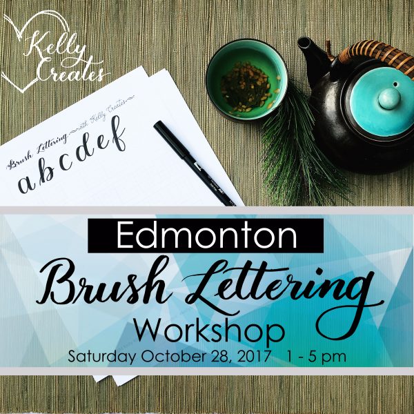 Edmonton brush lettering workshop
