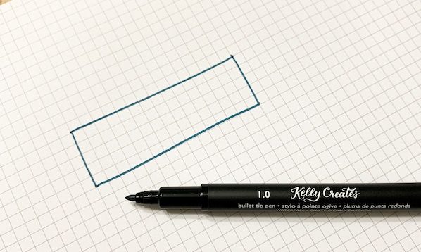 Excellent how to draw banners tutorial for planners, bujo, cards and more www.kellycreates.ca