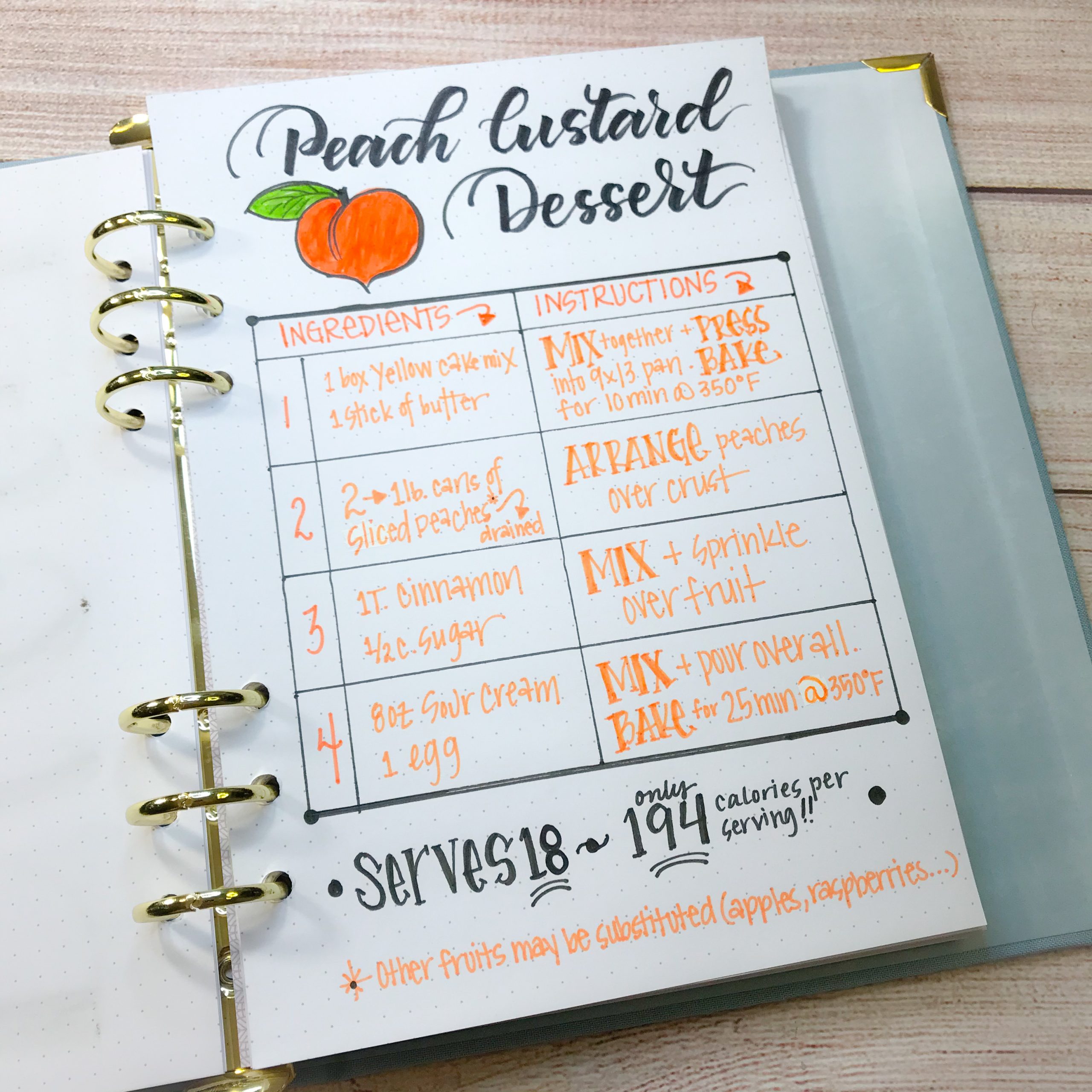 From Planner to Recipe Book with FREE Printable – Kelly Creates