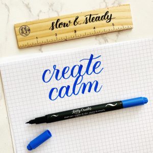 Learn Brush Lettering – Kelly Creates