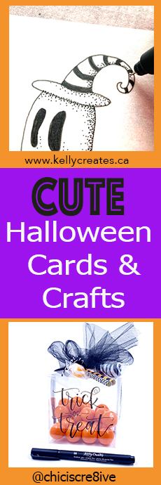 Easy Cute Halloween DIY crafts treat bags www.kellycreates.ca