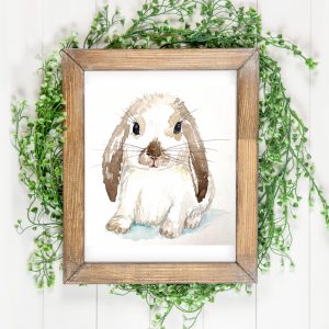 online class watercolor bunnies with kellycreates.ca beginners welcome
