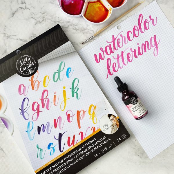 Watercolour Wednesday – Free Printable Template – Kelly Creates