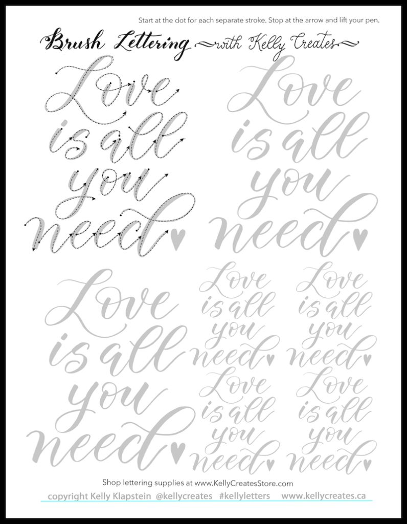 Magic Monday – Freebie Love Quote Printable – Kelly Creates