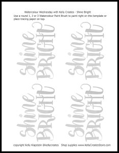 free printable digital download worksheet template calligraphy brush lettering kellycreates.ca